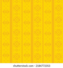Abstract square design elements background. Tribal boho ornament wallpaper. Ukraine yellow national flag color pattern
