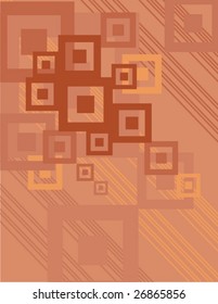 Abstract square design, vector series.
