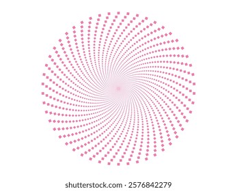 Abstract square dot pixel symmetric colorful vector illustration