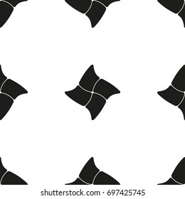Abstract square figure as seamless pattern, vector background