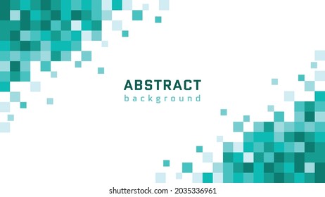 Abstract Square Flat Design Background