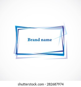 Abstract square frame 