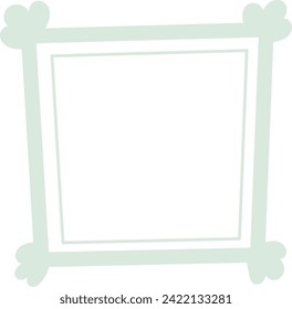 Resumen Ilustración del vector de cuadro cuadrado