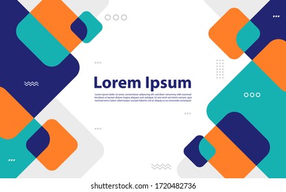 Abstract Square geometric Background, Creative Design Templates.