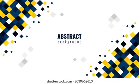 Abstract Square Geometric Background Design