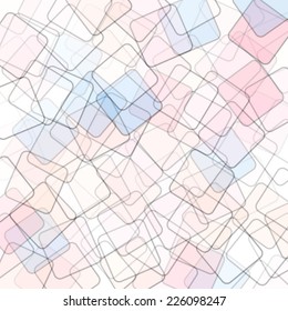 Abstract square geometric colorful mosaic background