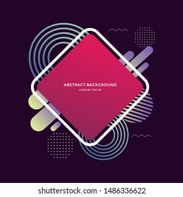 Abstract square geometric design and background. Use for modern design. vector illustration. shapes. 