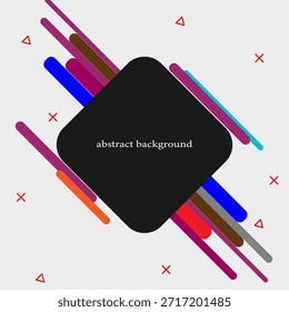 Diseño geométrico cuadrado Abstractas y fondo. Uso para el diseño moderno. diseño simple. ilustración de Vector. eps10.