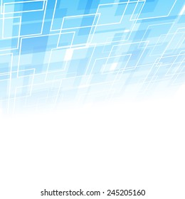 Abstract square geometrical background template. Vector illustration