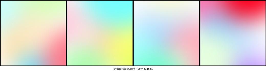Abstract square gradient web backgrounds. Design template. For web, mobile applications, social media. Vector illustration.