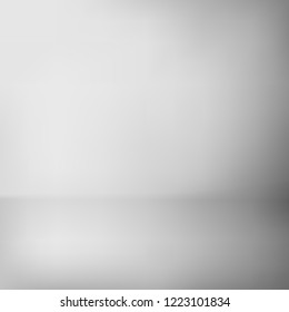 Abstract square grey background. Empty room with spotlight effect. Vector EPS10 Graphic art design.