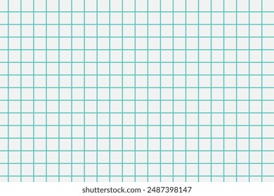 Abstract square grid cell on white background. Geometric pattern vector.