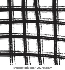 abstract square grunge pattern isolated on white