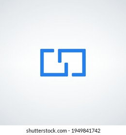 Abstraktes Logo für unendliche Geschäfte. Vektorgrafik-Design. Bausteine. Stock-Vektorgrafik einzeln