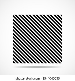 Abstract square of lines, geometric shape. Vector design elements