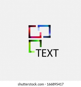 Abstract square logo