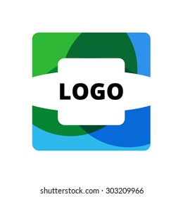 Abstract square logo