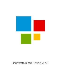 Abstract Square Logo can be use for icon, sign, logo and etc