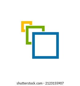Abstract Square Logo can be use for icon, sign, logo and etc