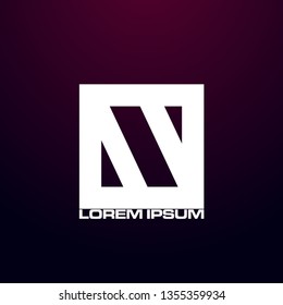 abstract square logo design for game, building or art company