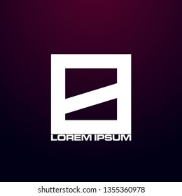 abstract square logo design for game,  building, or art company