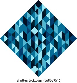 Abstract Square Logo Design . Modern Icon. Vector.