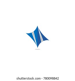 Abstract Square Logo Design Template