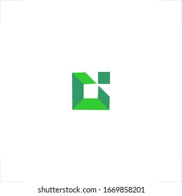 geométrico del logotipo cuadrado abstracto