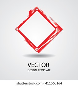 Abstract Square Logo Icon. Vector