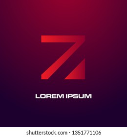 abstract square logo, sign, icon or symbol for e-sport, creative and business company
