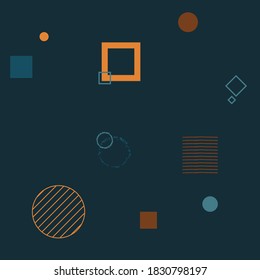 Abstract square and minimal textile for paper, decoration, shirt, background , cute seamless pattern