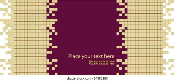 abstract square mosaic backgroun