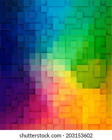 Abstrato quadrado mosaico. Projeto de fundo para cartaz, folheto, capa.