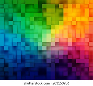 Abstract square mosaic. Background design for poster, flyer, cover, brochure.
