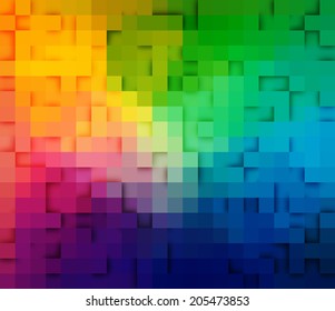 Abstract square mosaic. Background design for poster, flyer, cover, brochure.