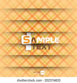 Abstract Square On Beige Background. Vector Illustration. Eps 10