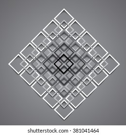 Abstract square pattern