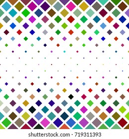 Abstract square pattern background - geometrical vector graphic from diagonal squares in colorful tones