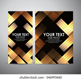 Abstract square pattern. Brochure business design template or roll up. Vector illustration