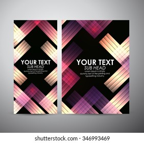 Abstract square pattern. Brochure business design template or roll up. Vector illustration