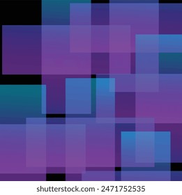 Abstract Square Pattern Futuristic Multicolor Gradient Background