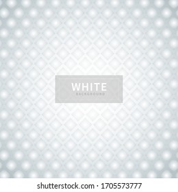 Abstract square pattern geometric white gradient background and texture. Vector illustration