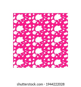 Abstract square pattern icon design template