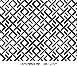 abstract square pattern white and black tone vector background, line overlapping with modern concept