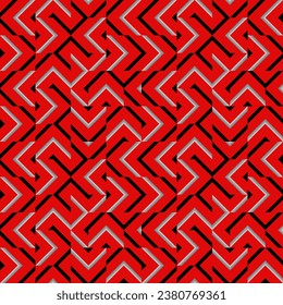 Abstract square pattern.Line pattern. Seamless geometric background.Simple background.Red cloth background pattern. Line texture.Product pattern.Wrapping paper image.Wallpaper illustration.
