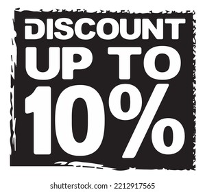 Abstract square perfect design for shop and sale banners or poster designs. Special offer symbol. Discount tag badge Vector Illustration. Up to 10% percentage off Sale. Discount offer price sign. 