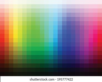 abstract square pixel mosaic