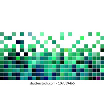 abstract square pixel mosaic background