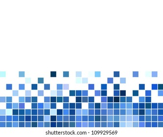 abstract square pixel mosaic background