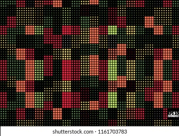 Abstract square pixel mosaic background. Eps10 Vector illustration